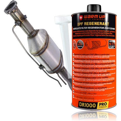 Additif FAP WARM UP DPF – Régénérant et nettoyant filtre à particules – Élimine suies et colmatage – Pour moteurs diesel – Warmup