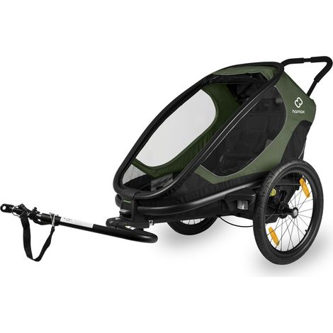 Remorque Vélo Enfant Outback - Transport Sécurisé Tout-terrain - Hamax