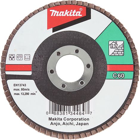 Makita Fächerschleifscheibe Ø 180 x 22,2 mm C120F D-28167 Winkelschleifer