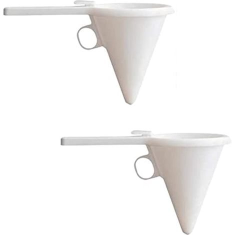 Embudo ajustable de 2 piezas para glaseado y dulces, dispensador de mantequilla, utensilio de repostería (1/4)