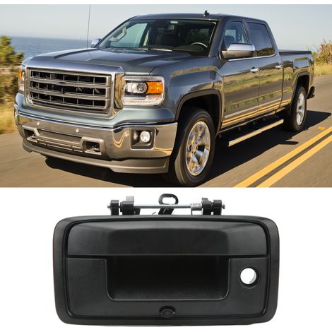 Bedienfeld für den Heckklappengriff mit Rückfahrkamera, kompatibel mit Chevy Silverado 2007-2013 und GMC Sierra 2015-2020. (1/5)
