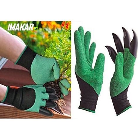 Filiyano-Gants de jardinage IMAKAR® avec griffes pour creuser, pour hommes et femmes. Le cadeau idéal pour les jardiniers, pour déterrer facilement (1/4)