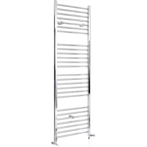 Hudson Reed Kent - Sèche-Serviettes Design Mixte Moderne Plat - Chromé - 180 cm x 40 cm