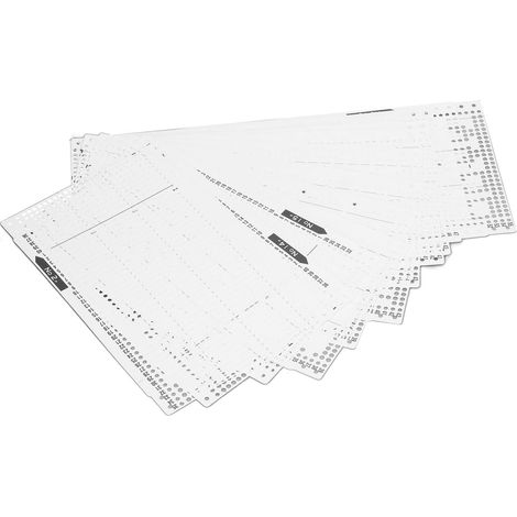 Lot de 15 clips de perforation tissés pour machines, présentant une variété de styles, des motifs tissés en plastique souple et durable, adaptés aux modèles KH868, KH860, KH881, KH891 et KH892. (1/5)