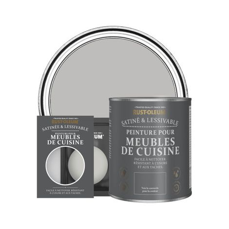 Peinture pour Meubles de Cuisine, Finition Satinée - Silex (1/2)