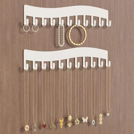 Bardusch - Organisateur mural pour collier (blanc) (1/4)
