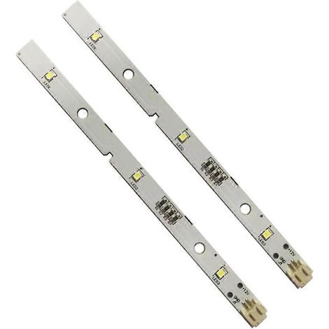 Lot de 2 modules LED pour la restauration de l'éclairage de réfrigérateur 1629348 1529227 12V