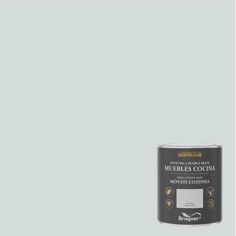 Pintura al agua p/mueb cocina mate lisa gr/cl rust-oleum 2,5