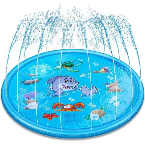 Arroseur pour enfants et chiens, 170,2 cm (67 pouces), jouet d'eau extérieur robuste et pliable, pour garçons et filles de 3 à 12 ans (1/5)