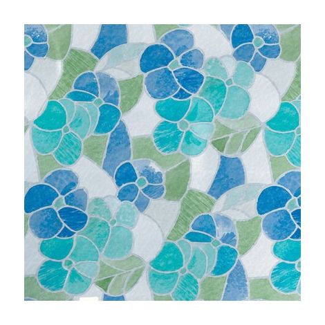 PLASTICA ADESIVA LISBONA 2665 HOME DECO - TRASPARENTE BLU H.CM 45 L.MT 15- 1 pezzi