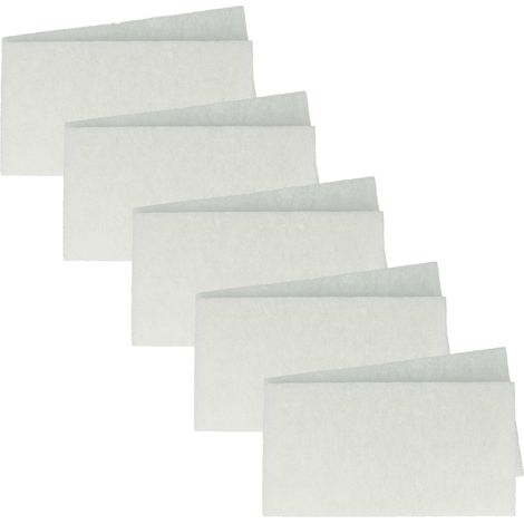 vhbw 10x Filtro de aire G3 reemplaza Stiebel Eltron 167145 para ventilador (2x filtro espuma)