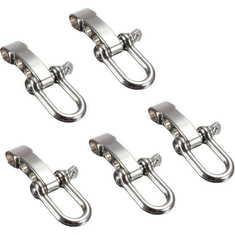 Manilles - KZQ - 5 Pièces - Acier Inoxydable - Réglables - Pour Camping (1/4)