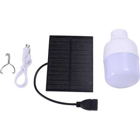Solarlampen, wiederaufladbare, tragbare LED-Campinglampen, leicht und wasserdicht, zum Aufhängen von Zelten für den Innen- und Außenbereich, Notbeleuchtung