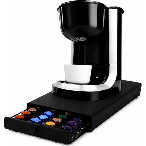 Présentoir à capsules de café Iron Art, noir, capacité 40 capsules Nespresso, pour comptoir de bar (1/5)