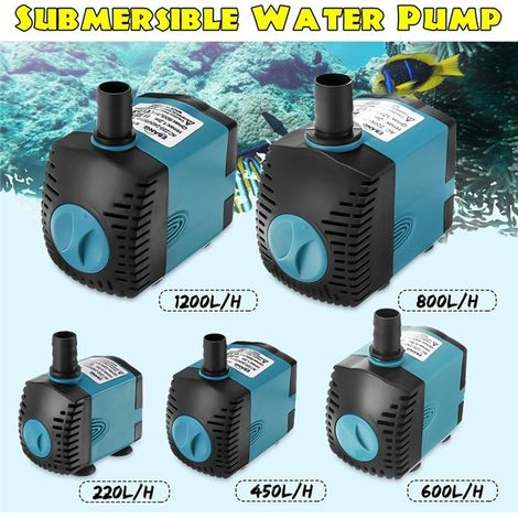 Pompe à eau submersible 3-60W, pompe de fontaine, pompe d'aquarium - Parfait (1/4)