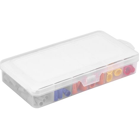 158pcs Douilles de connexion à torsion assorties, bornes à vis, insert ressort, capuchons fil (1/5)