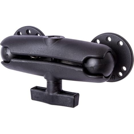 Soporte de doble bola con doble plato redondo bola C/1,5" RAM RAMC101 (1/4)