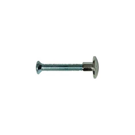 NOTTOLINO OTTONE NICHELATO CON VITE- vite ø mm.4x30 - 100 pezzi