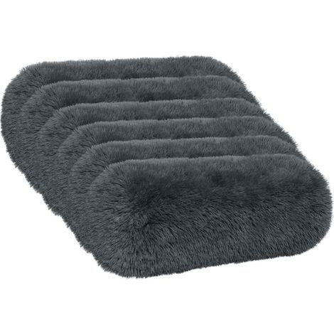 Housse de coussin 6 pcs HEERLEN Anthracite Ø 15 x 40 cm