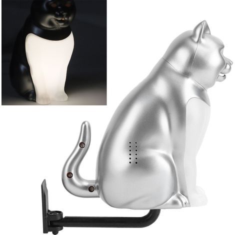 Cat-shaped LED night light, 3 color temperatures, continuously adjustable intensity, touch control, rechargeable decorative lamp with sound (1/5)