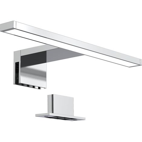 LED-Spiegelleuchte, Badezimmer-Wandschrankleuchte, neutrales Licht 4200 Kelvin, 5W, Breite 300mm, Chrom (1/5)