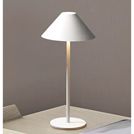 Lampe de table à intensité variable, lampes de bureau pour la maison 2000mAh tactile, lampe de chevet blanc rechargeables 3000K, 1531cm, sans fil (1/5)