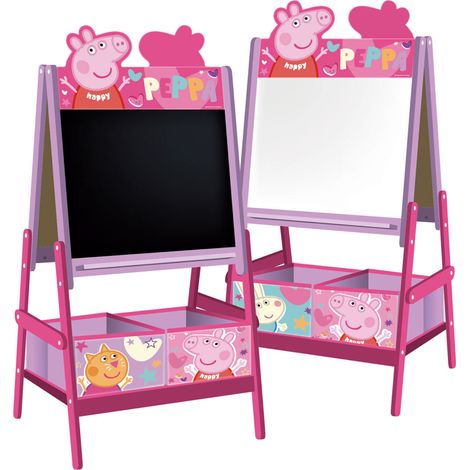 Chevalet de Double Face et bacs de rangement - Peppa Pig - H 117 cm (1/5)