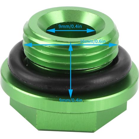 Bouchon de remplissage d'huile moto pour Kawasaki KX250, KX250F, KX450F, KLX450R, capuchon de vis de réservoir.