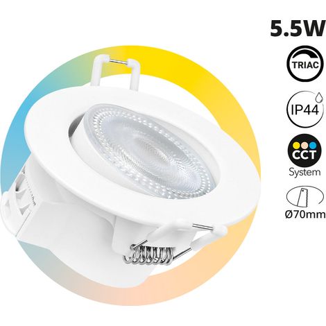 Downlight LED "Avalor" Basculante - TRIAC Dimmable - 5.5W -
