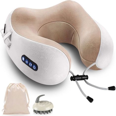 Filiyano-Appareil de massage pour la nuque et les cervicales - YYV - Modèle gris - Massage Shiatsu - Chargement USB - 3 vitesses (1/5)