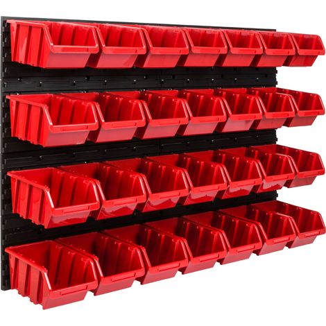 Tablero de herramientas para taller de 115x78 cm + 28 bandejas (1/5)
