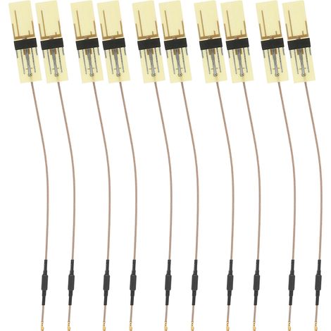 10 Pièces Antenne IPX 2.4G WiFi Bluetooth Mini PCI-E pour Transmission Signal Intégré (17cm) (1/5)