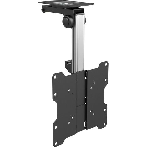 Support de Plafond pour le TV - inclinable jusqu'à 105° - pour les Pentes du Toit - Hauteur ajustable, Charge max. 20kg, VESA max. 200x200, universel (1/5)
