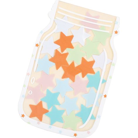 Bocal à récompenses en forme d'étoile pour élèves, tableau d'affichage en bois et acrylique pour encourager les comportements positifs, système de récompenses pour la gestion de classe. (1/5)
