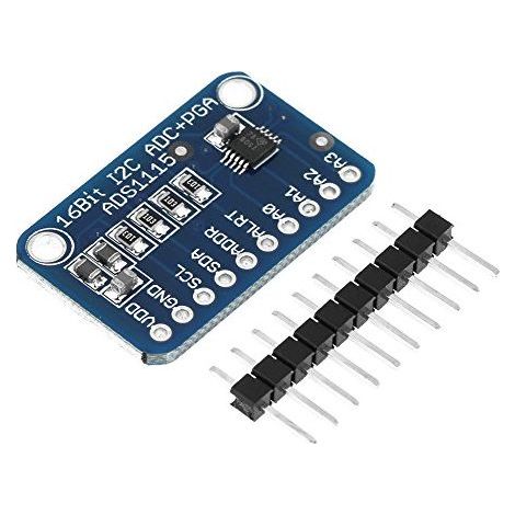 Sviluppo ADC I2C a 16 bit ADS1115, elementi di segnale Convertitori di segnale Scheda Modulo di conversione analogico-digitale Amplificatore a guadagno programmabile. (1/5)