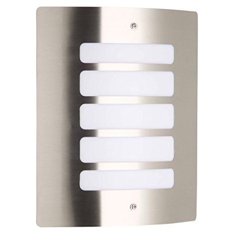 BRILLIANT lampe Todd applique murale d'extérieur en acier inoxydable 1x A60, E27, 60W, adapté aux lampes standard (non incluses) Échelle A ++ à E Classe de protection IP: 44 - étanche aux é (1/5)