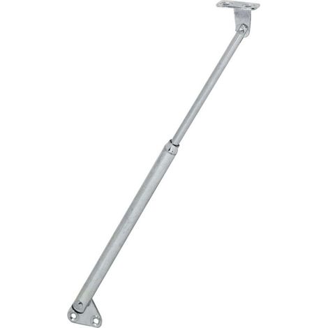 Tope para puerta abatible de armario – Latón cromado de 250 mm – Ángulo de apertura de 75° – Fuerza de tope de 55 N – Se puede usar a la izquierda y a la derecha (1/2)