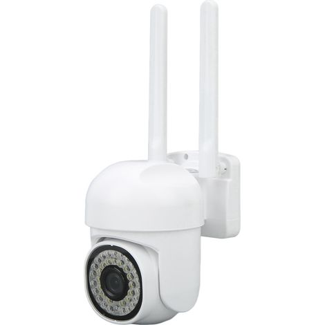 Caméra de Surveillance WiFi 1080p avec Détection de Mouvement, Audio Bidirectionnel et Vision Nocturne, Étanche IP66 pour Intérieur/Extérieur, Alimentation UE (1/5)