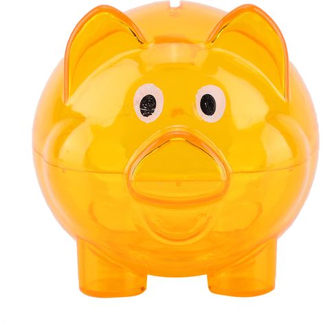 Coffret cadeau anniversaire tirelire cochon mignon orange jouet créatif (1/5)