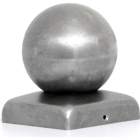Tappo copertura per pali in legno 70 x 70 mm con sfera - cappuccio (1/2)