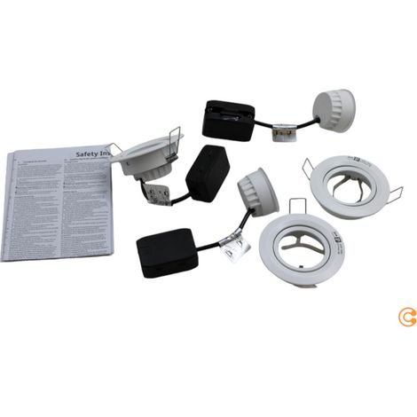 [GEBRAUCHT] B-Ware Paulmann Nova Led Einbauspot 3er Set Deckenlampe Einbaulampe Lampe Leuchte Weiß
