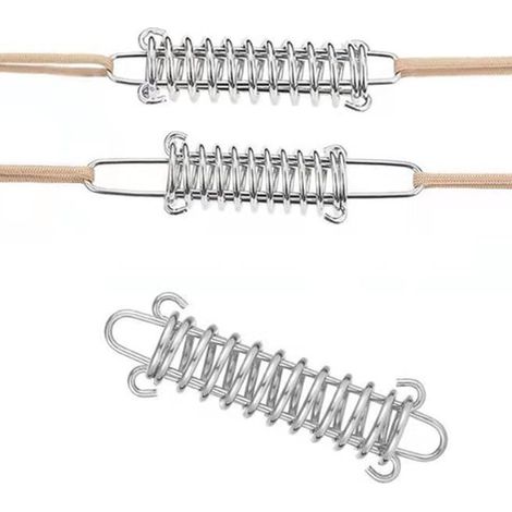 Muelles de sujeción para tiendas de campaña,4 piezas,Fijación para toldo,Hebilla de muelle de alta resistencia,Muelles para tiendas de campaña (1/4)