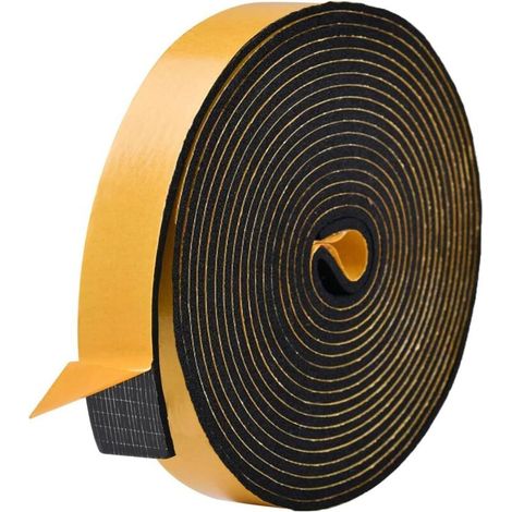 1 Ruban Adhésif Mousse 3m,Joint Néoprène 25mm,Isolation Thermique Porte Fenêtre (1/5)