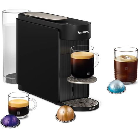 Krups VERTUO Up Nespresso Kapselmaschine XN9408 Ink Black Nespressomaschine
