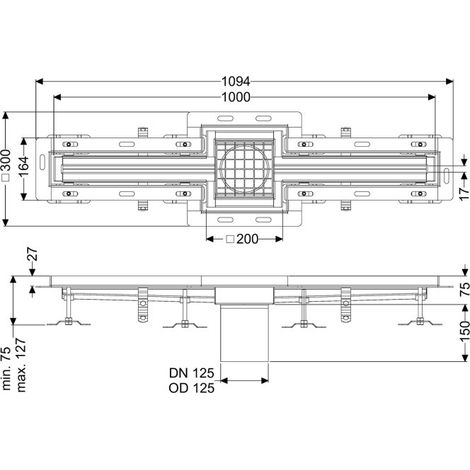 KESSEL 6302100 Gouttière fendue Ferrofix