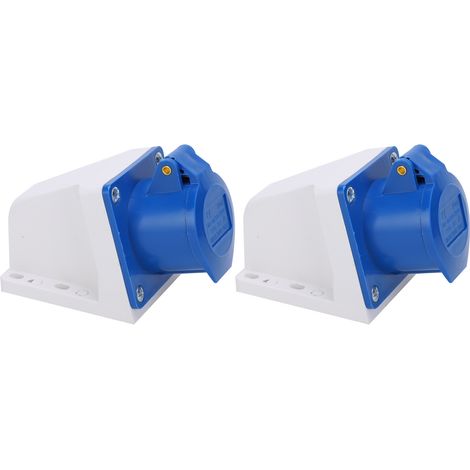 2 Prises Industrielles Antidéflagrantes IP67 16A 3P+N+E 230V Monophasé (1/5)