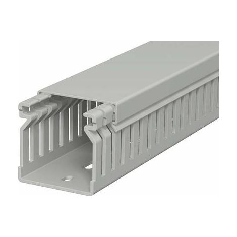 OBO Bettermann 6178012 Canaleta para cableado gris roca PVC