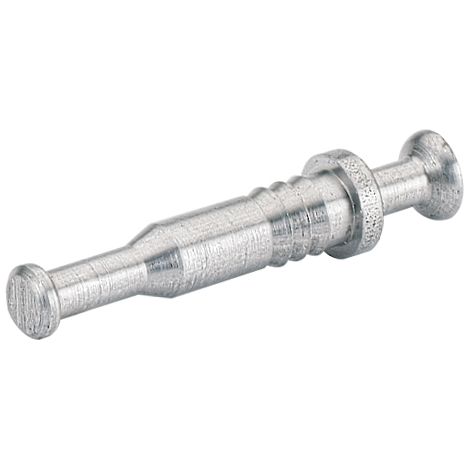Goujon double du867 - Pour panneau d'épaisseur : 19 mm - Perçage : 5 mm - Matériau : Acier - Décor : Brut - HETTICH (1/3)