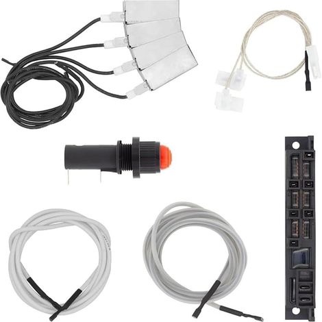 42326 Kit de barbecue pour Weber Summit Gold/compatible avec les barbecues à gaz série D/D6, kit d'allumage pièces de rechange – Bouton d'allumage électronique, allumage des électrodes