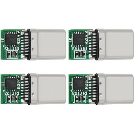 Set of 4 12V USB Type-C PD Trigger Modules with HUSB238 Chip, Compatible with Arduino and External Batteries (1/5)